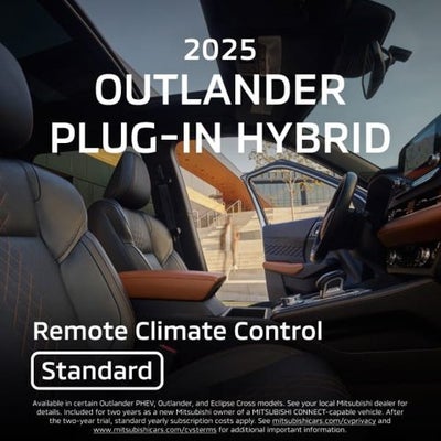 2025 Mitsubishi Outlander Plug-In Hybrid SEL Platinum Edition