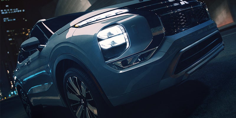 Mitsubishi Outlander Sport in it's side front look
